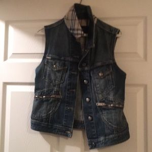 Burberry denim vest